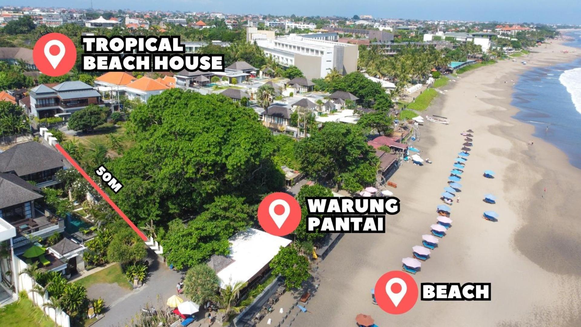Tropical Beach House Bali Семиняк Екстериор снимка